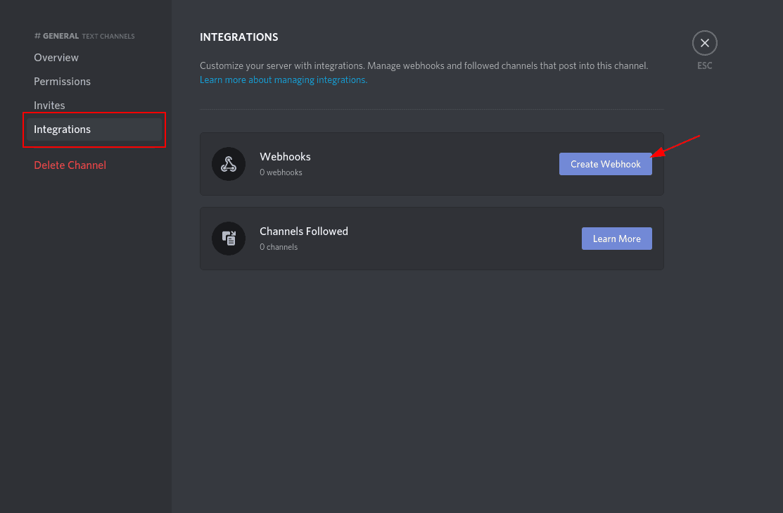 Discord Integrations